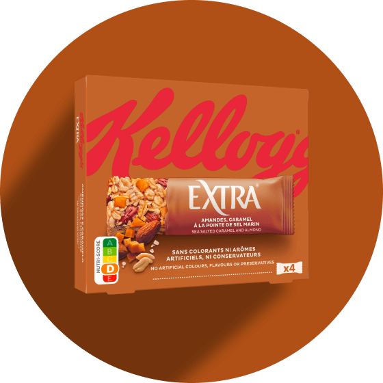 Kellogg's EXTRA Μπάρα Αμύγδαλα και Καραμέλα με Θαλασσινό Αλάτι